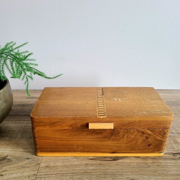 wooden box Other - Vintage wooden jewelry/trinket box.